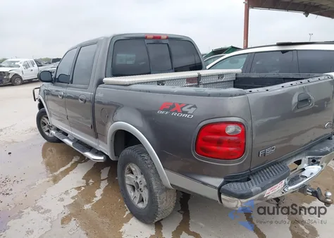 2002 Ford F-150 Lariat/Xlt from USA, damaged, VIN 1FTRW08L72KB74336